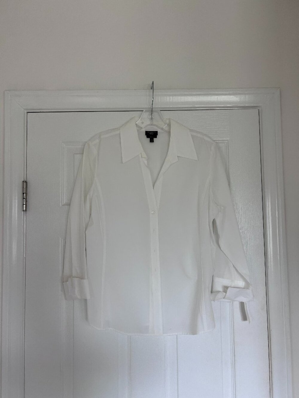 Talbots White Collared Shirt
